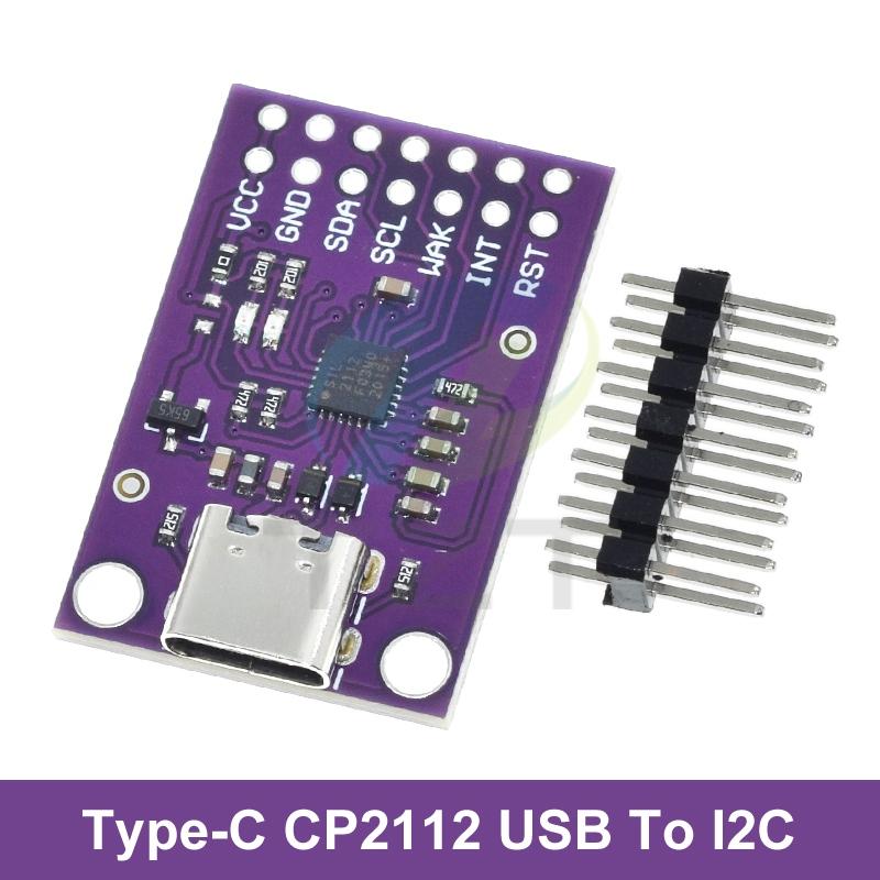 1/3PCS CP2112 Micro/Type-c Debug Board USB To I2C Module For Arduino