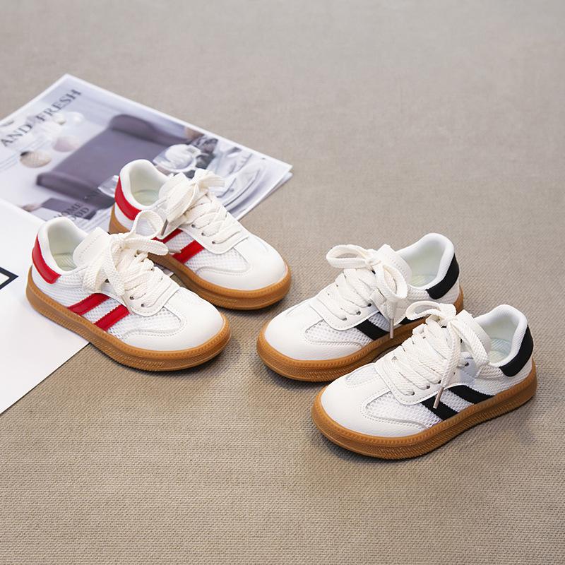 Kleine weiße Schuhe Damen Mesh atmungsaktiv lässig moralische Trainingsschuhe 2025 Herbst neu flach klassisch vielseitig