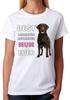 Best Labrador Retriever Mum Ever Ladies T-Shirt Dog Gift Pet Lover Mother Tee
