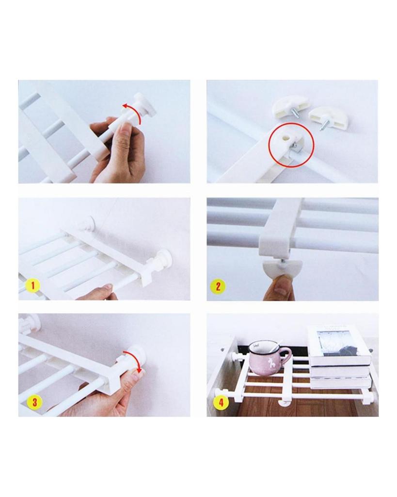 Adjustable Closet Shelf Organizer Kitchen Space Saving Storage Shelf Wall Mounted Kitchen Shelves