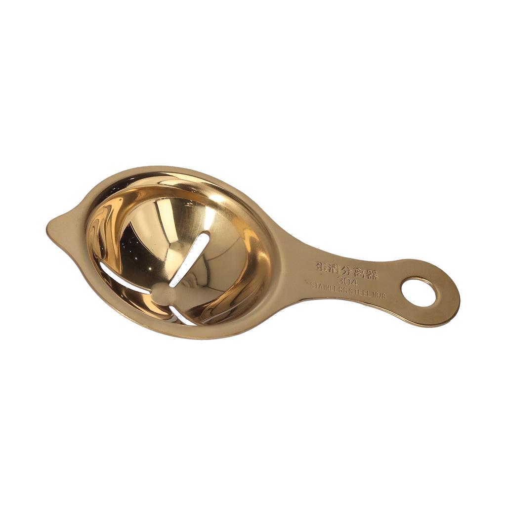 Stainless Steel Egg Separator Divider Egg White Yolk Filter Baking Tools for Kitchen UseGold