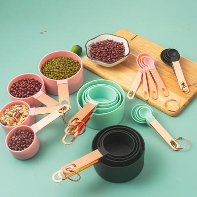 8Pieces Stainless Steel Measuring Cups Measuring Spoons Set Kitchen Measuring Tool Suitable for Baking and Cooking