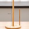 Nan Bamboo Countertop Tissue Holder & Cling Film Rack - Japanese Style