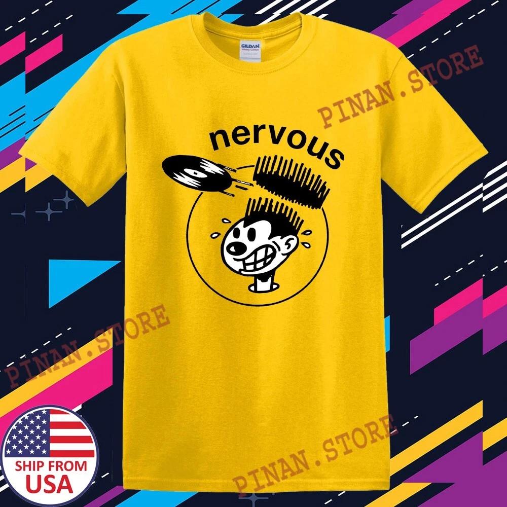 Nervous Records Mens Daisy Yellow Size S-5XL S
