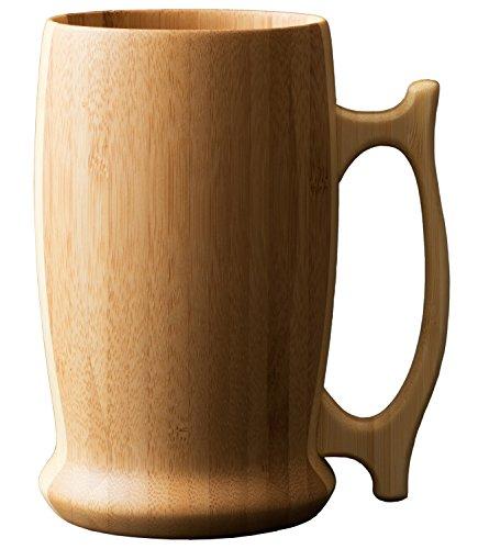 RIVERET RV-204B Beer Mug, 500ml, Dishwasher Safe, Brown
