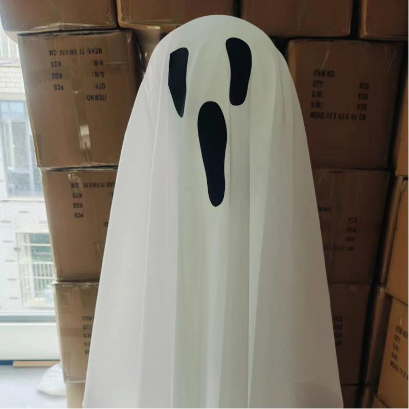 Halloween Decorations 1 Pack Outdoor Halloween Party Decorations Indoor Spooky Ghost Decor with Remote Control String Light