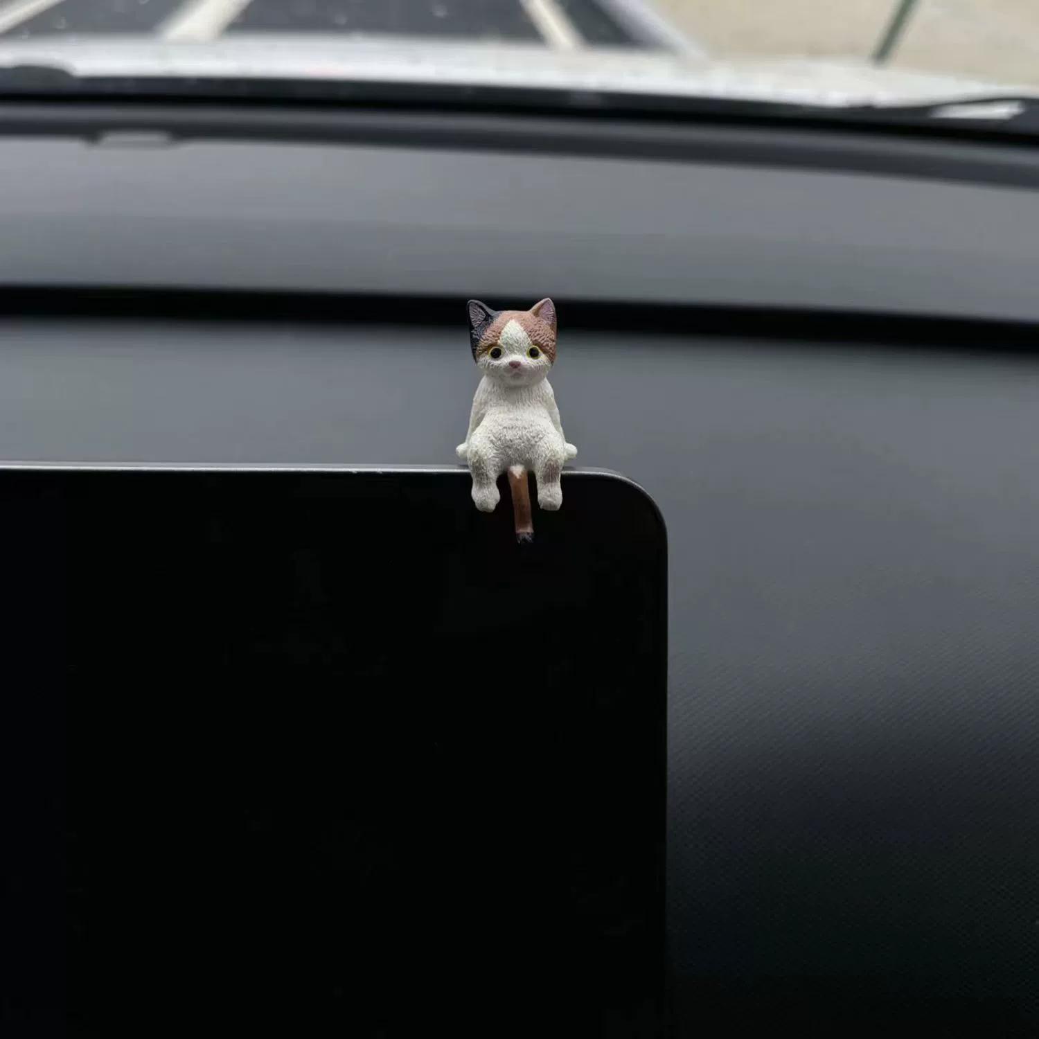 

Милое украшение для центральной консоли автомобиля в виде кота, фигурка котенка, украшение для приборной панели автомобиля, зеркало заднего вида, креативные автомобильные аксессуары