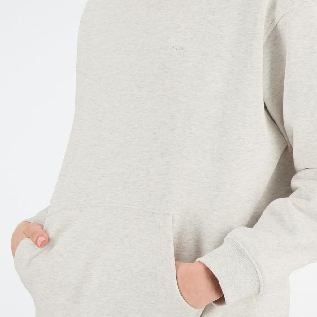 Sweat NB Athletics Oversized Sweat Hoodie WT33524 SAH Salt M [New Balance] Women's (Sea Heather)