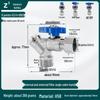 All-Copper Valve Manifold: Three-Way Union, Male/Female Thread Ball Valve for Underfloor Heating and Wall-Hung Boilers