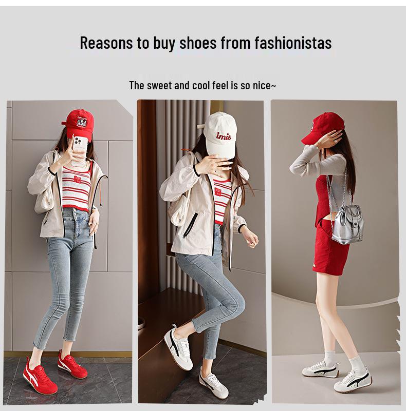 Autumn Women's Versatile Breathable Sneakers - Comfortable, Casual Forrest Gump Style