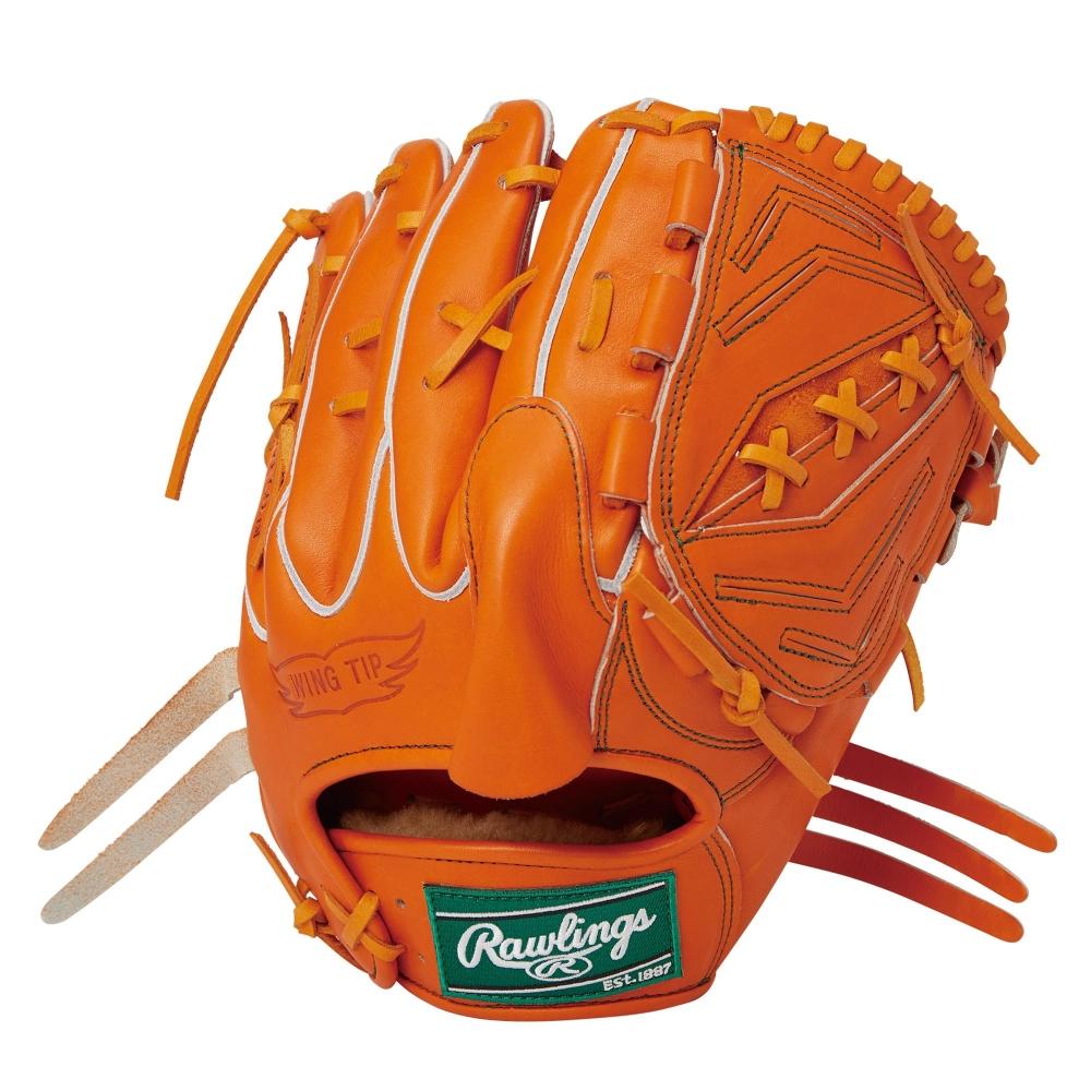 

Rawlings Adult Baseball Glove Rigid [For Pitchers] HOH PREMIUM GH4FHPA15W Orange Size 11.75 inches For right-handed pitchers (left hand worn)
