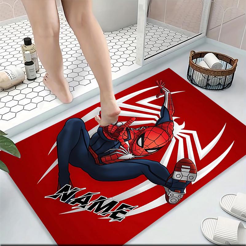 Custom Name "Spider-Man: Wonder" Carpet Rug Customizable Soft Washable Anti-Slip Home Living Room Sofa Mats Personalized Rug. 0909299
