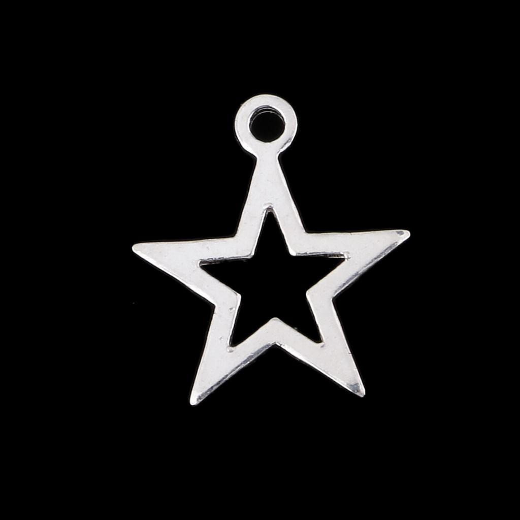 5 Pcs Sterling Silver Earring Beads Charms Pendant For Bracelet Chain Jewelry Making