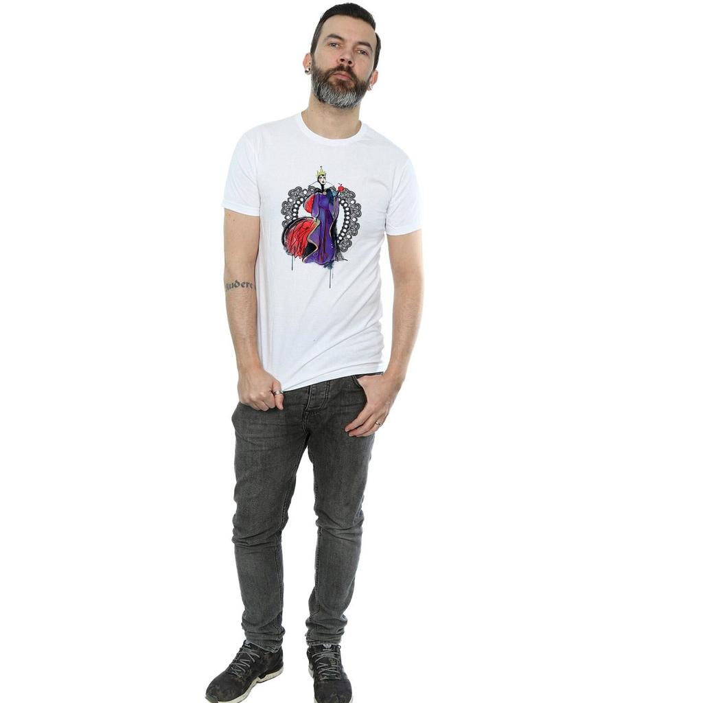 Disney Mens Villains Maleficent Sketch T-Shirt