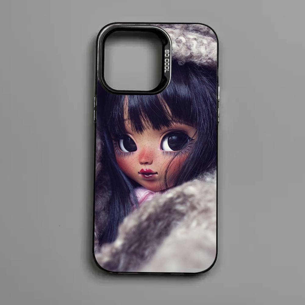 

Dark Cute Girl Doll Phone Case For IPhone 17 16 15 14 13 Pro 12 11 Pro Max PLUS Color Back Cover iPhone 14 plus