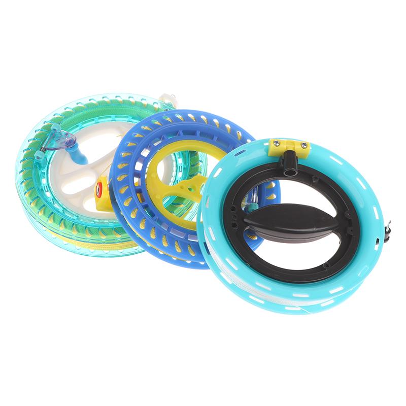 1 Piece Outdoor Round Grip For Fying Kites 100-400M Kite Reel Winder Fire Wheel String Flying Handle Tool Twisted String Line