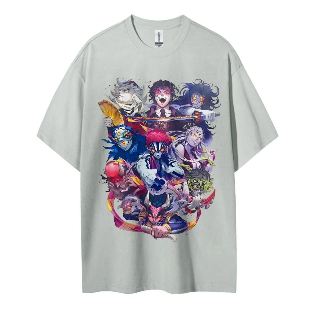 Demon Slayer Japanese Hotblooded Anime Classic Characters Sports Casual Shortsleeved Comfortable Halfsleeved Popular Top