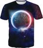 T-shirt Estiva da Uomo in Poliestere 3D Asciugatura Rapida Traspirante Manica Corta T-shirt Casual Colore Tie Dye T-shirt Estiva