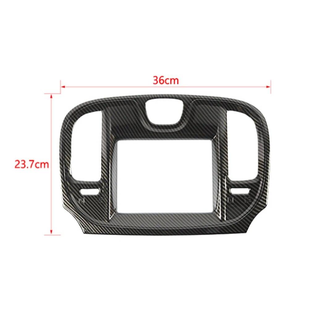 Car Central Control GPS Navigation Panel Decoration Cover Sticker for Chrysler 300/300C 2015-2023 Interior Mouldings Accessories