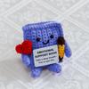 Cute Crochet Frog Toy - Fun Animal Gift