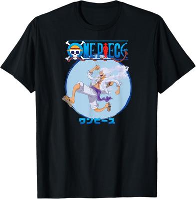 Anime Luffy Gear 5 Action Pose T-Shirt