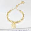 Luxury High Quality Round Shape Day mama Children Shine Zircon Copper Bead Bracelet For Women Wrist Jewelry Mother's Day Gifts