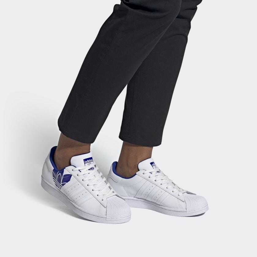 adidas Superstar 'Potisk Trefoil - Královská modř' FY2826