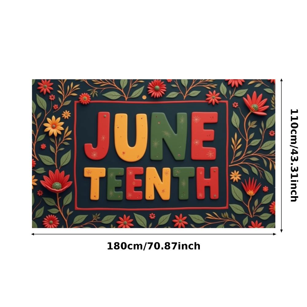 Artistic Pattern Festival Banner Decorative Banner Juneteenth Banner for Festival Celebration Community Gathering Event Decor