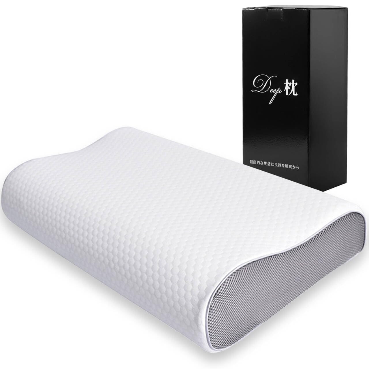 

AYO Pillow: Relieves Neck Pain, Popular, Comfortable Sleep Pillow with Memory Foam, Washable Cover, Soft to the Touch, White, 5030cm