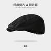 Anti-beret children spring and autumn cap corduroy forward hat men show their faces small painter newsboy hat