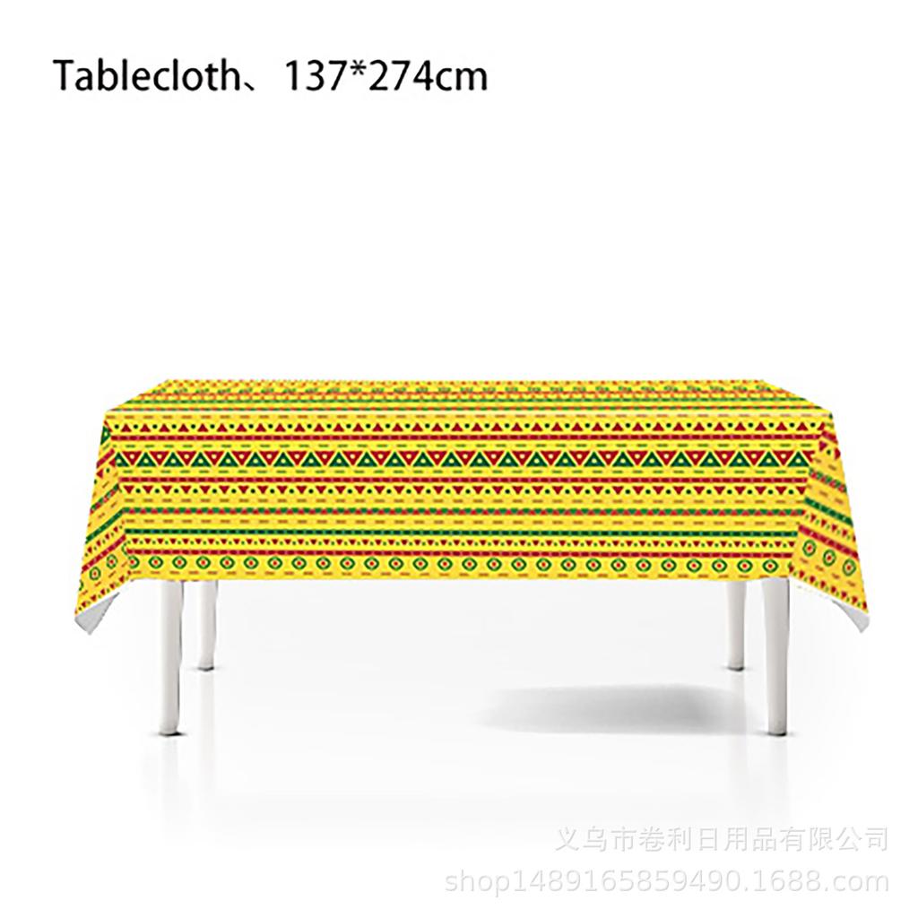 Mexican Party Supplies Carnival Carnival Independent Paper Plates Paper Cups Tissue Tablecloths Atmosphere Decorative Supplies