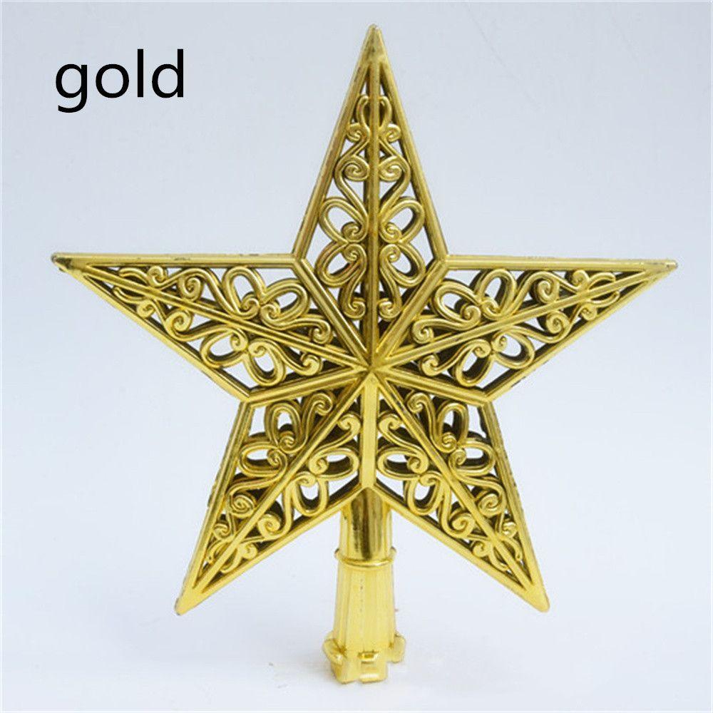 Xmas Tree Ornaments Christmas Tree Top Star Christmas Tree Topper Five-pointed Star Xmas Tree Top