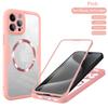 Magnetic For Magsafe 360 Full Body Front+Back Clear Case For iPhone 16 15 11 12 13 14 Pro Max Silicone Bumper Shockproof Cover