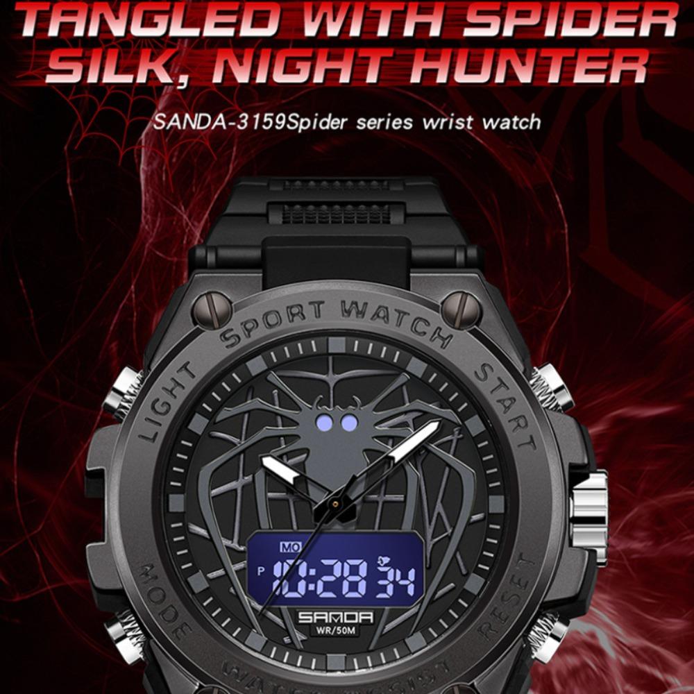 SANDA Business Fashion Trend Watch Luminous Waterproof Personalised Large Dial Watch