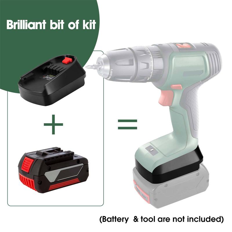 Battery Adapter Use For Bosch Li-ion Battery BAT618 on Home Lithium Electrical Power Tool Replace All 18V Green Blue Adapter