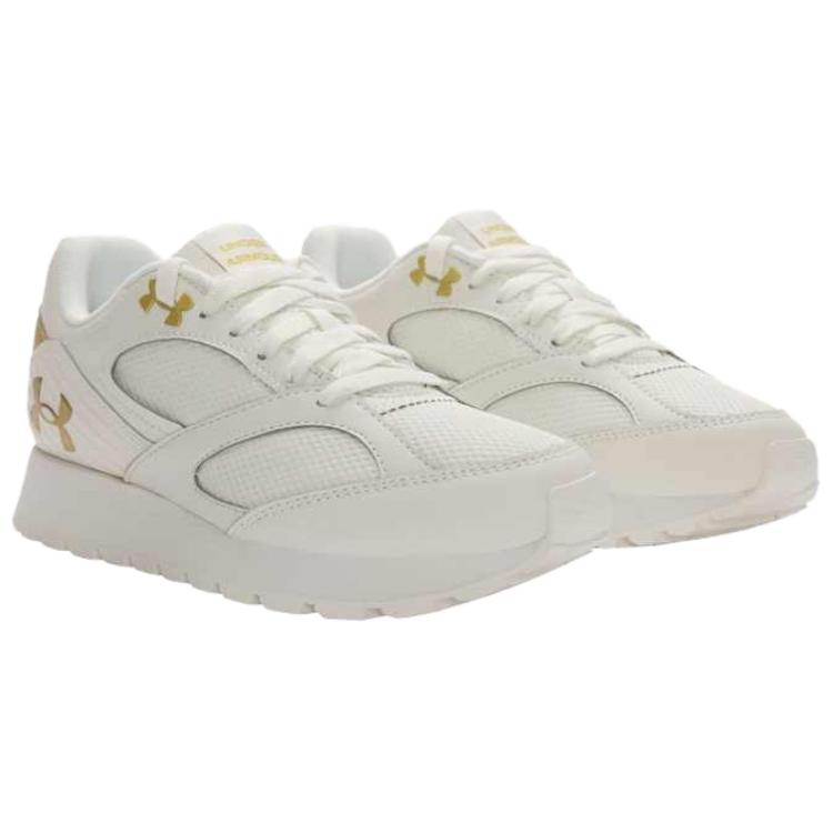 Under Armour Jogger Comfortable Fashion Shock Absorbing Breathable Low Top Lifestyle Casual Shoes Women Sneaker Beige 3028388-115