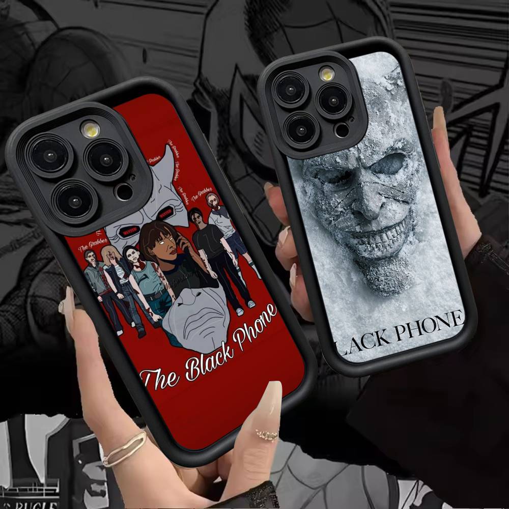 Horror Movie The B-Black P-Phone TPU Phone Cover For Iphone 17 16 15 14 13 12 11 Pro Max Plus Case Cover