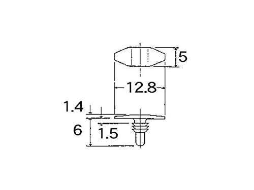 

Boston BC5811 Auto Parts Weatherstrip Clip, Brown, 10 per Bag 12.8 x 9.7mm
