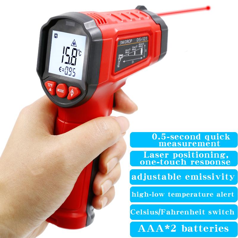 TS600 Infrared Non-Contact HYTAIS Thermometer Handheld Industrial High-Precision Electronic Temperature Gauge TS380