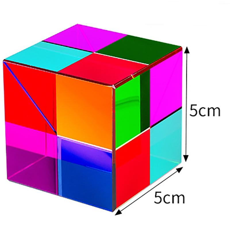 Miniatury Stolní figurky Rubik Cube K9 Barevné Křišťálové kostky Ornamenty Moderní obývací pokoj Originální kreativní sochy Domácí dekorace Řemesla