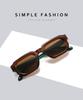 2pcs Vintage Small Rectangle Frame Sunglasses Fashion Brand Sun Glasses Luxury  Design UV400 Shades Eyewear Women Goggles