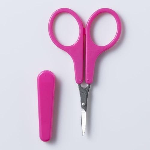 Kai KAI Thin Blade Stylish Scissors Curved Blade with Cap Slim Blade Eyebrow Scissors KQ3103