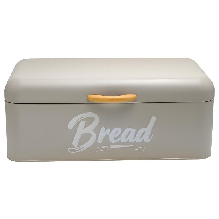 

Traditional Flipping Top Bread Storage Box Flipping Top Cover Food Storage Container For Quick Opening 1