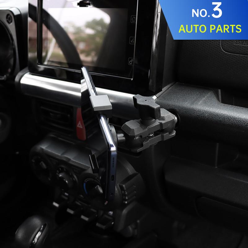 Multi-directional Adjustment Phone Holder Stand For iPhone Support Telephone For Suzuki Jimny JB64 JB74W 2019 2023 Accessories