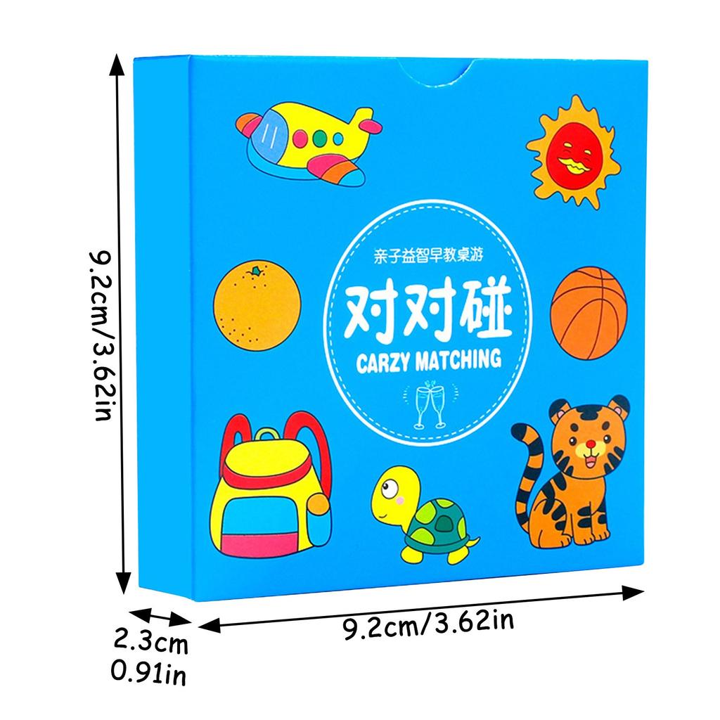 Children's Board Game Crazy Animal Pairs, Collision Cards, Puzzle Thinking, Memory Training, Parent-child Interactive Toys