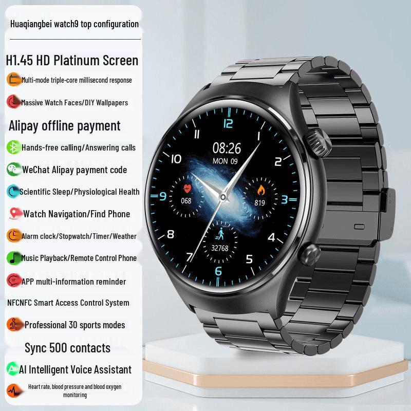 2025 GT3pro Smartwatch: Top-tier Black Tech with Call Function and Pedometer