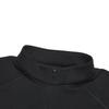 Fila Casual Stand Collar Half Zip Knit Long Sleeve T-Shirt Women Tops Deep-Black A11W517203FBK