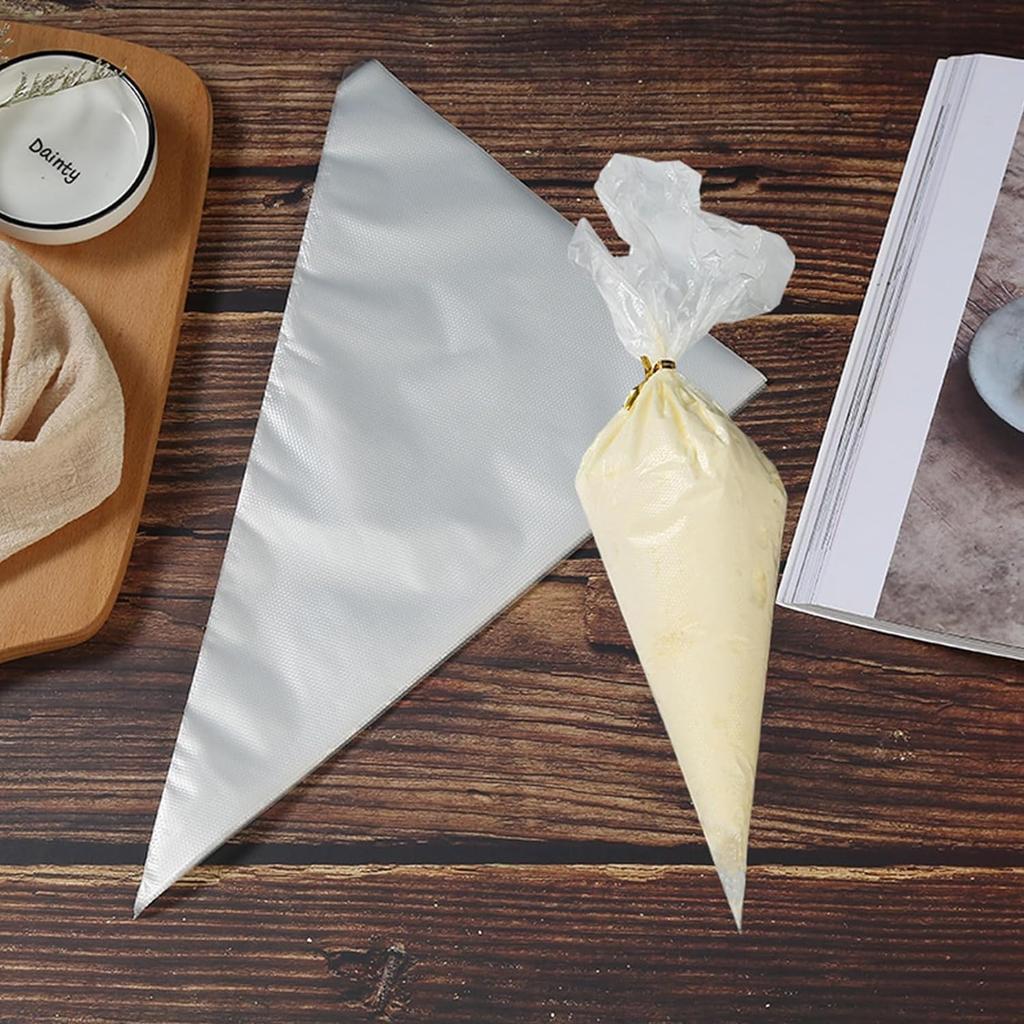 Mini Piping Bags, Disposable 7.6in Small Piping Bags 200pcs, Pastry Piping Bags for Cream Frosting, Icing Bags for Cake and Dessert Decorations Cake