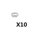 10PCS/LOT MOC Military Building Blocks Soldiers Figure Vest Helmet Belt Mask Earphone Bricks Army Accessories Toys J021