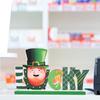 6pcs Wooden Table Sign Set 6 Patterns Lucky Clover Ornament Sincere Wishes For St Patrick Day Decor